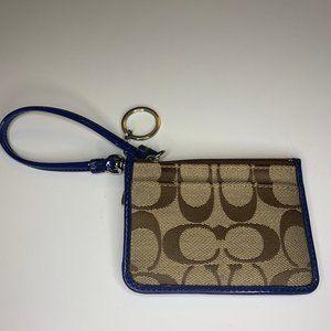 Coach Keyring Card Case/Coin Purse/ Wristlet